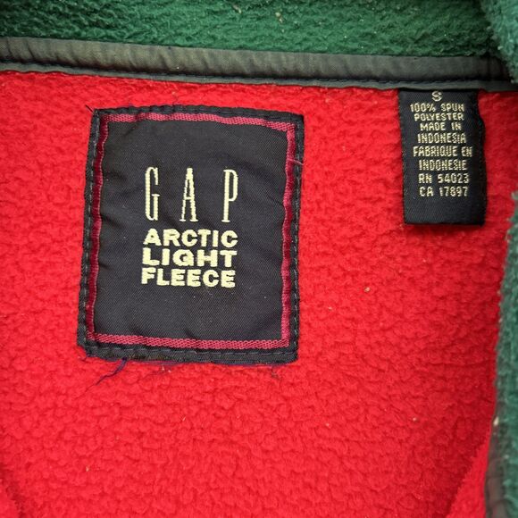 Vintage Gap Arctic Light Fleece Women’s Small Pink Full Zip Fleece Jacket 90s - Picture 4 of 5